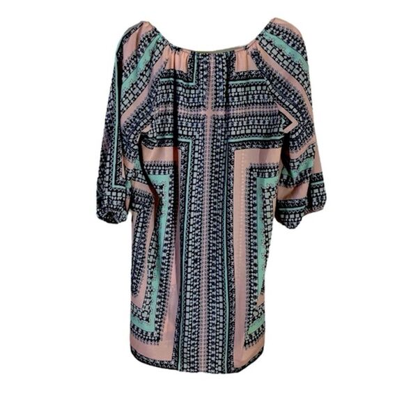 Glam Geometric Tunic Blouse Polyester Large - Picture 3 of 8